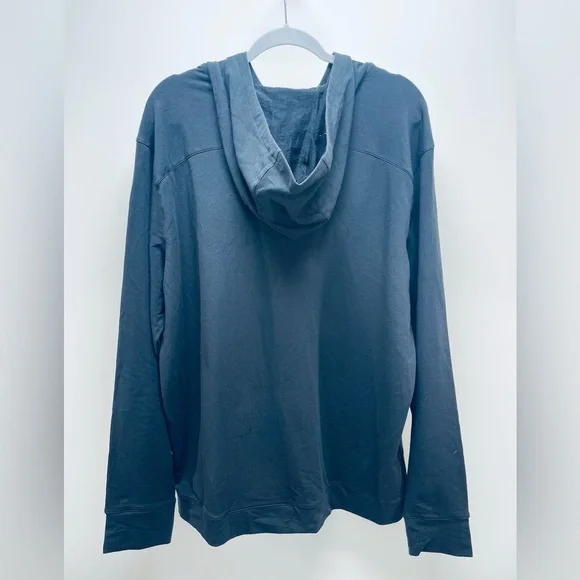 All in Motion Men's Black Button Long Sleeve Thumb Hole Hoodie Size XL - Picture 6 of 10